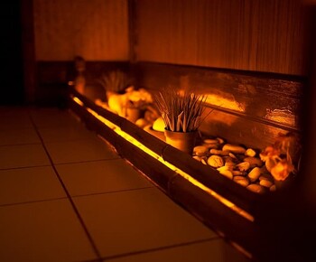 Декоративный камин в кабинете BALI SPA